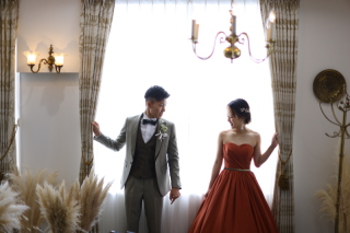 スタジオビュー岡山本店_【撮影風景】ウェディングスタジオフォト～洋装～