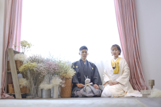 スタジオビュー岡山本店_【撮影風景】ウェディングスタジオフォト～洋装～