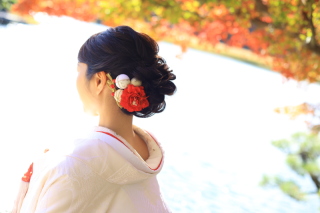 髪飾り(造花)レンタル