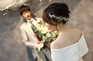 ご新婦様ヘアチェンジ