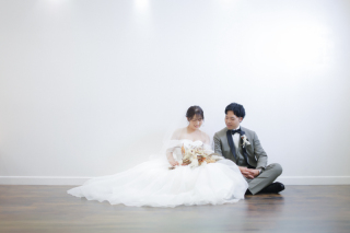 スタジオビュー岡山本店_挙式さながらのフォトウェディング