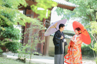 スタジオビュー岡山本店_和装にぴったり♥神社・仏閣ロケーション