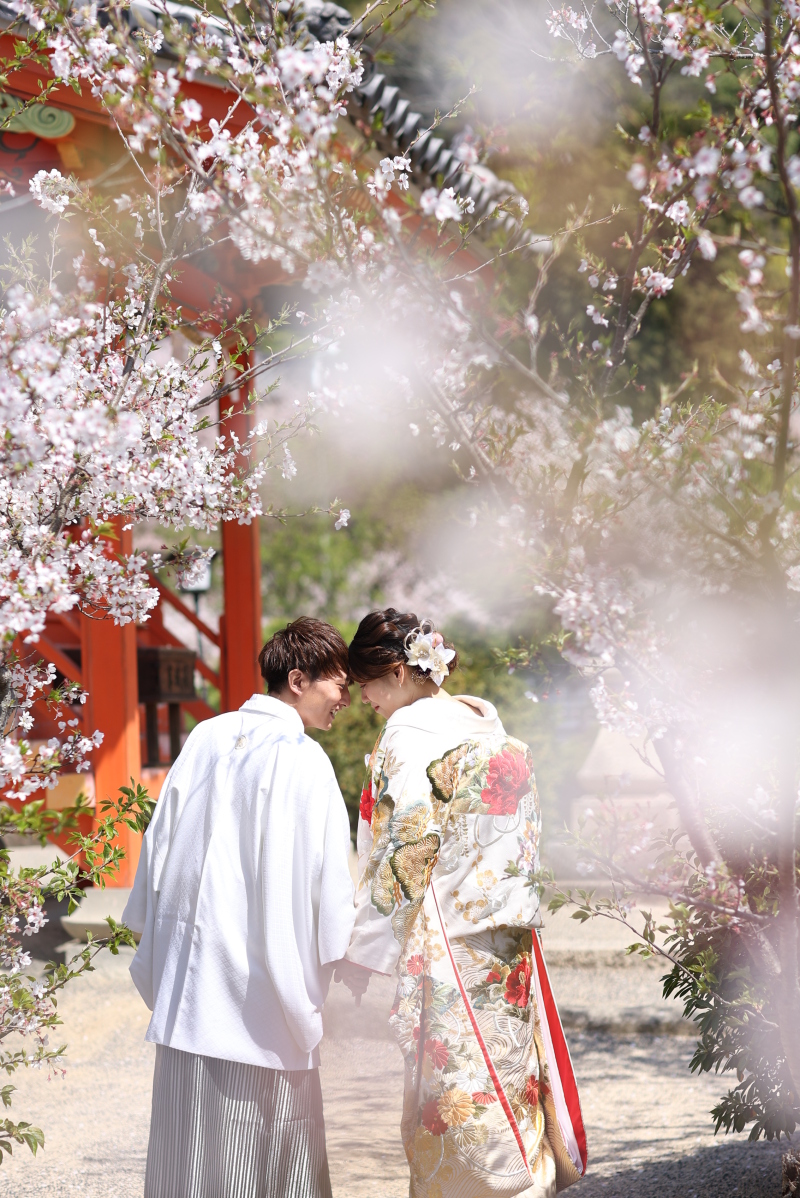 季節感も大切に。おふたりの想い出をより素敵に撮影します。
