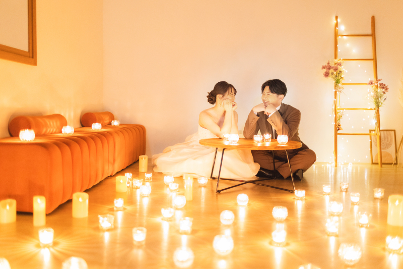 何年経っても見返したくなる、おふたりらしい笑顔あふれる一枚*