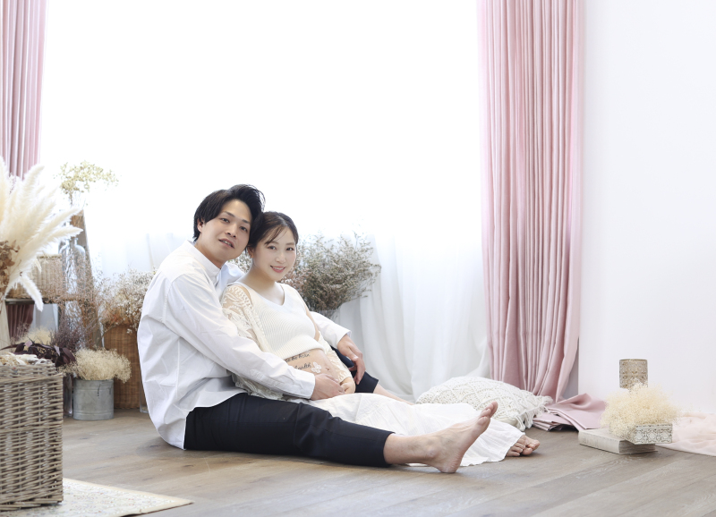 【マタニティーフォト】スタジオフォト|データ20cut+宮参り撮影サービス券