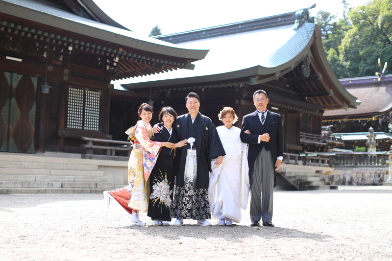 吉備津彦神社・宗忠神社挙式プラン|挙式おっかけ写真&和装ロケ撮影〈その他お寺や神社での出張挙式も◎〉