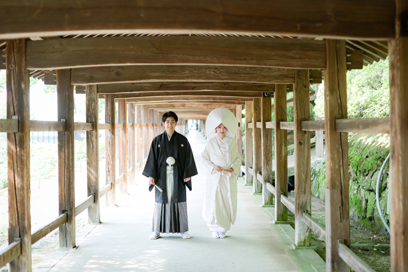 白無垢も色打掛も楽しむ | 和装2着 ロケーションフォト | 新婦ヘアメイク+撮影全データ200カット