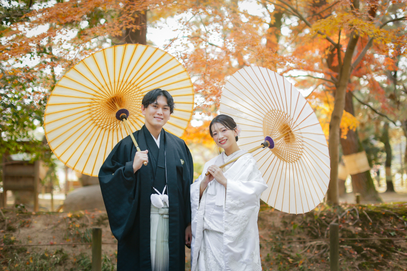 白無垢も色打掛も楽しむ | 和装2着 ロケーションフォト | 新婦ヘアメイク+撮影全データ200カット