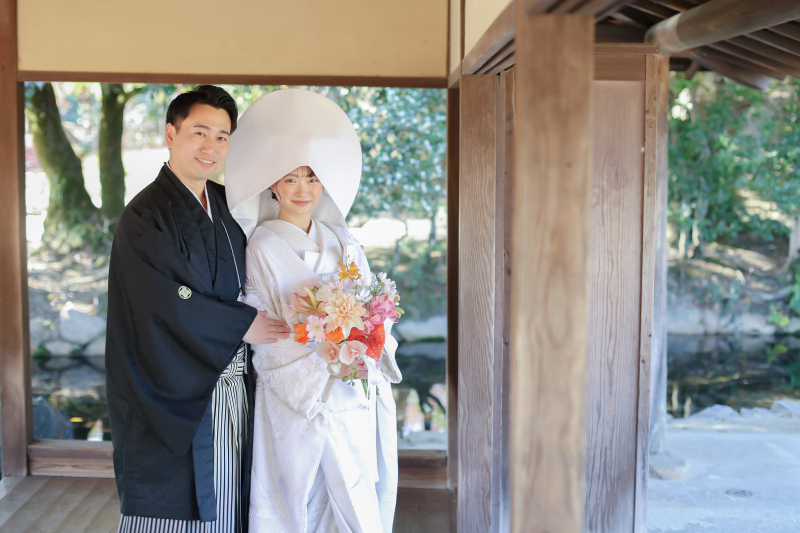 まるで結婚式のように | 【和装×ドレス】| ロケ+チャペル+スタジオ | 和装1着+洋装2着 |
