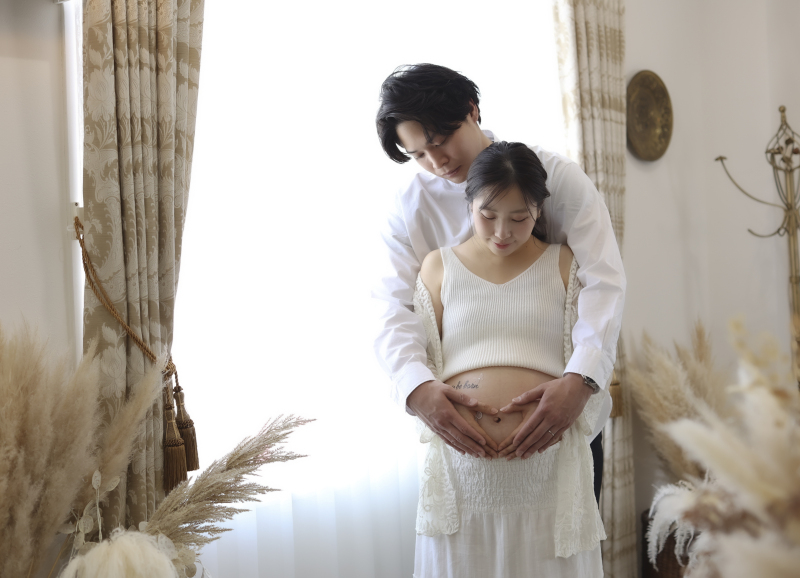 【マタニティーフォト】スタジオフォト|データ20cut+宮参り撮影サービス券