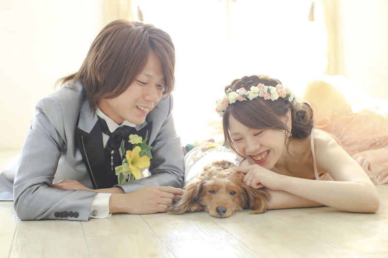 【ペットと一緒に】衣裳1着 スタジオフォト
