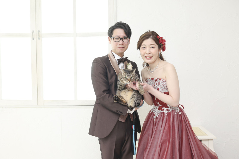 【ペットと一緒に】衣裳1着 スタジオフォト