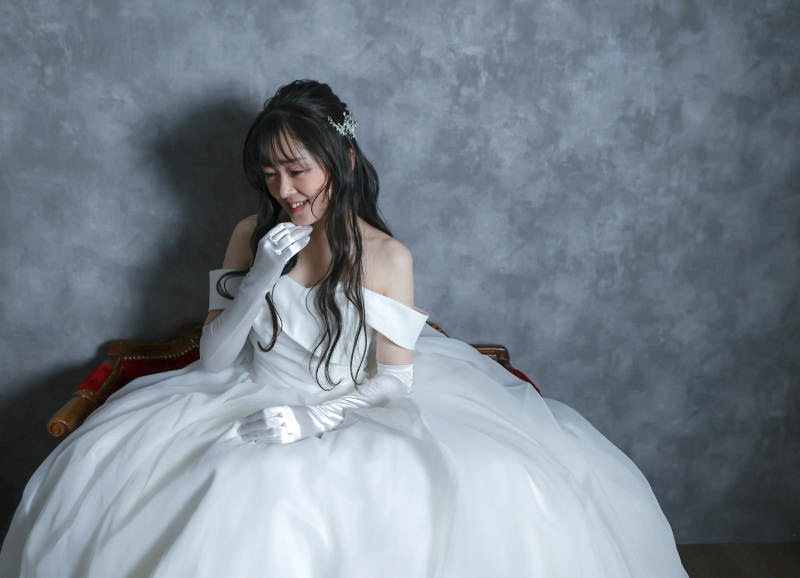 【推し活・配信大歓迎!】ソロドレスプラン | ドレス1着+ヘアメイク+全データ