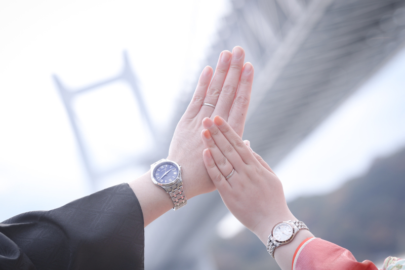 【瀬戸大橋プラン】食事もできる衣裳1点ロケ | 現地集合&支度 | 貸し切り部屋付 | 食事代別途有