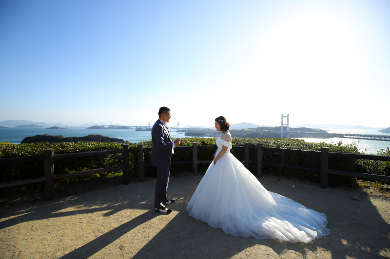 【瀬戸大橋プラン】食事もできる衣裳1点ロケ | 現地集合&支度 | 貸し切り部屋付 | 食事代別途有