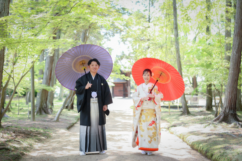 【家族と残せるフォトウェディング】1日完結◆和装1着 ロケーションフォト|撮影全データ付き・家族撮影込み|新婦ヘアメイク・着付け