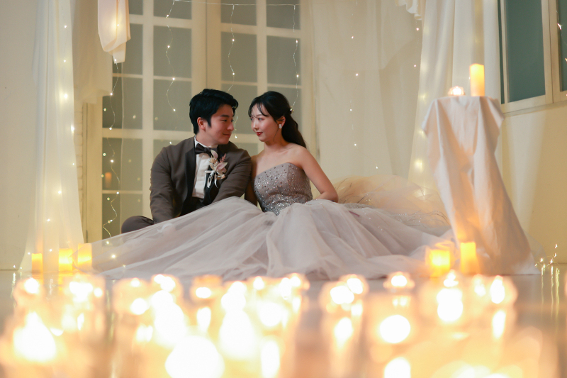 NEWキャンドルプラン登場！｜洋装2点 スタジオ&times;キャンドル撮影プラン〈12/1～2/28撮影〉