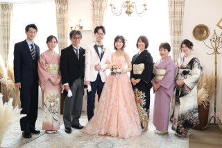 【ファミリーウェディング】ご家族様のお衣裳レンタルも可能です