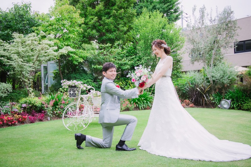 ガーデンフォトウェディング 撮影日 年6月1日 ガーデニングミュージアム花遊庭 Fairy Bridal 豊川本店 愛知県でフォトウェディング 探すならphotorait