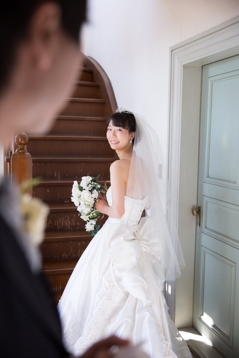 ご新婦様の暖かい眼差し
