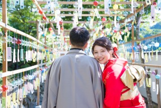 風鈴に囲まれて・・