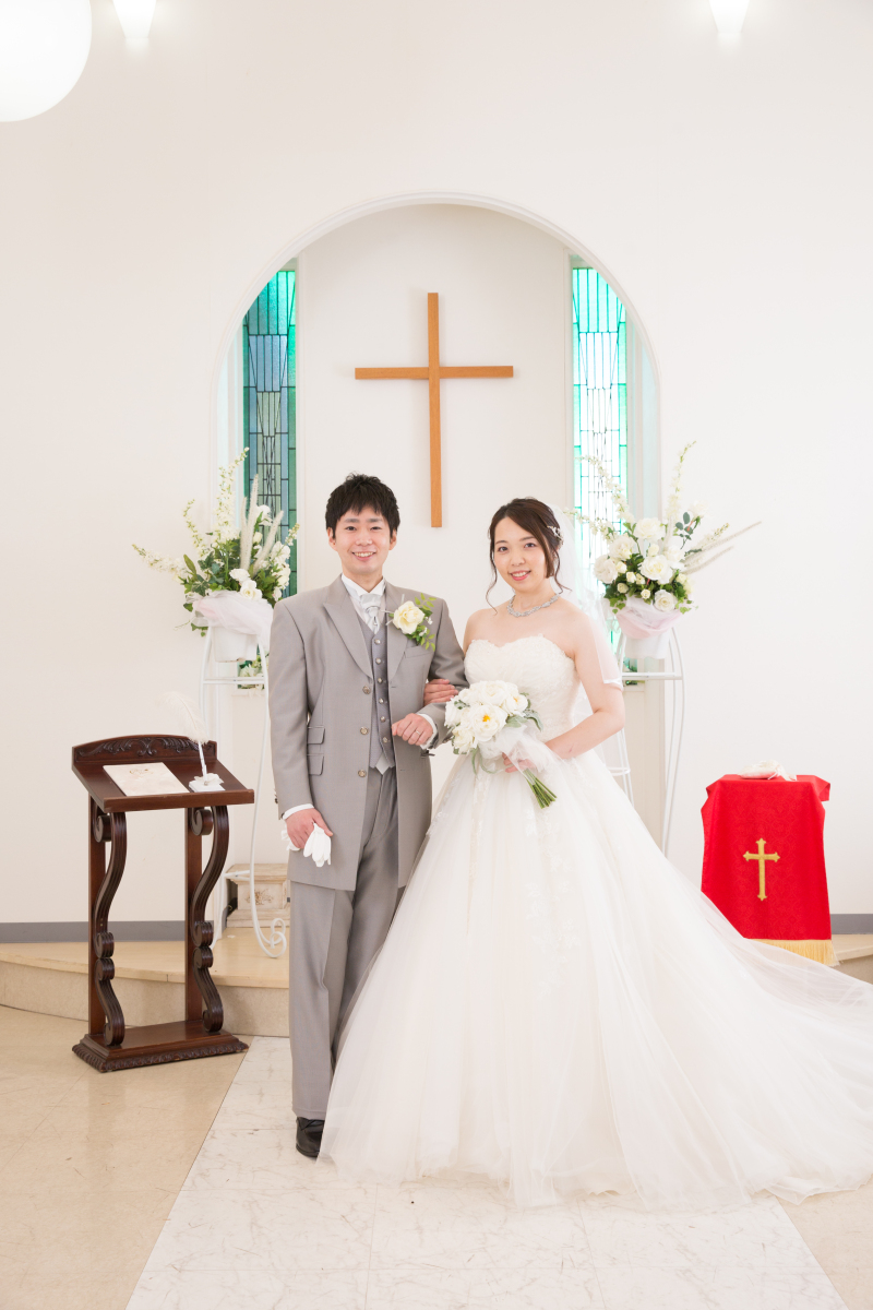 本格的なチャペルでの撮影を...♡