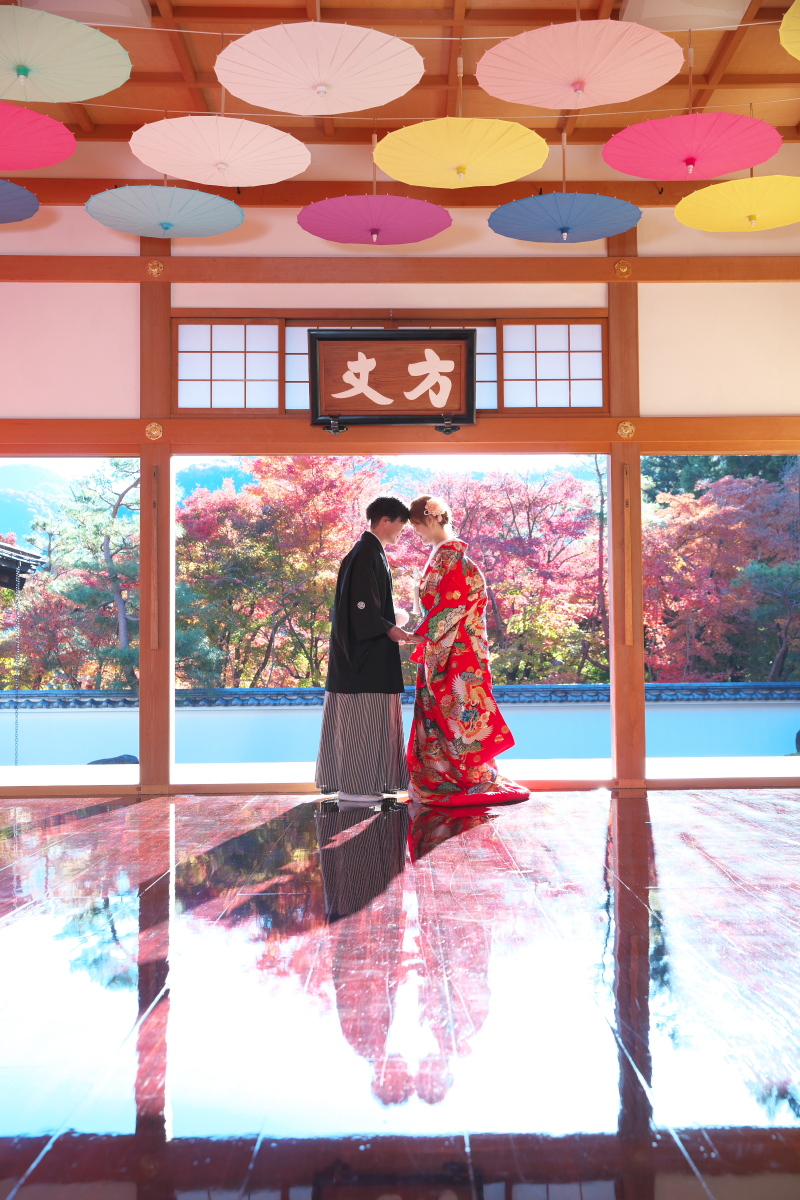 床もみじに結ぶ、ふたりの時間