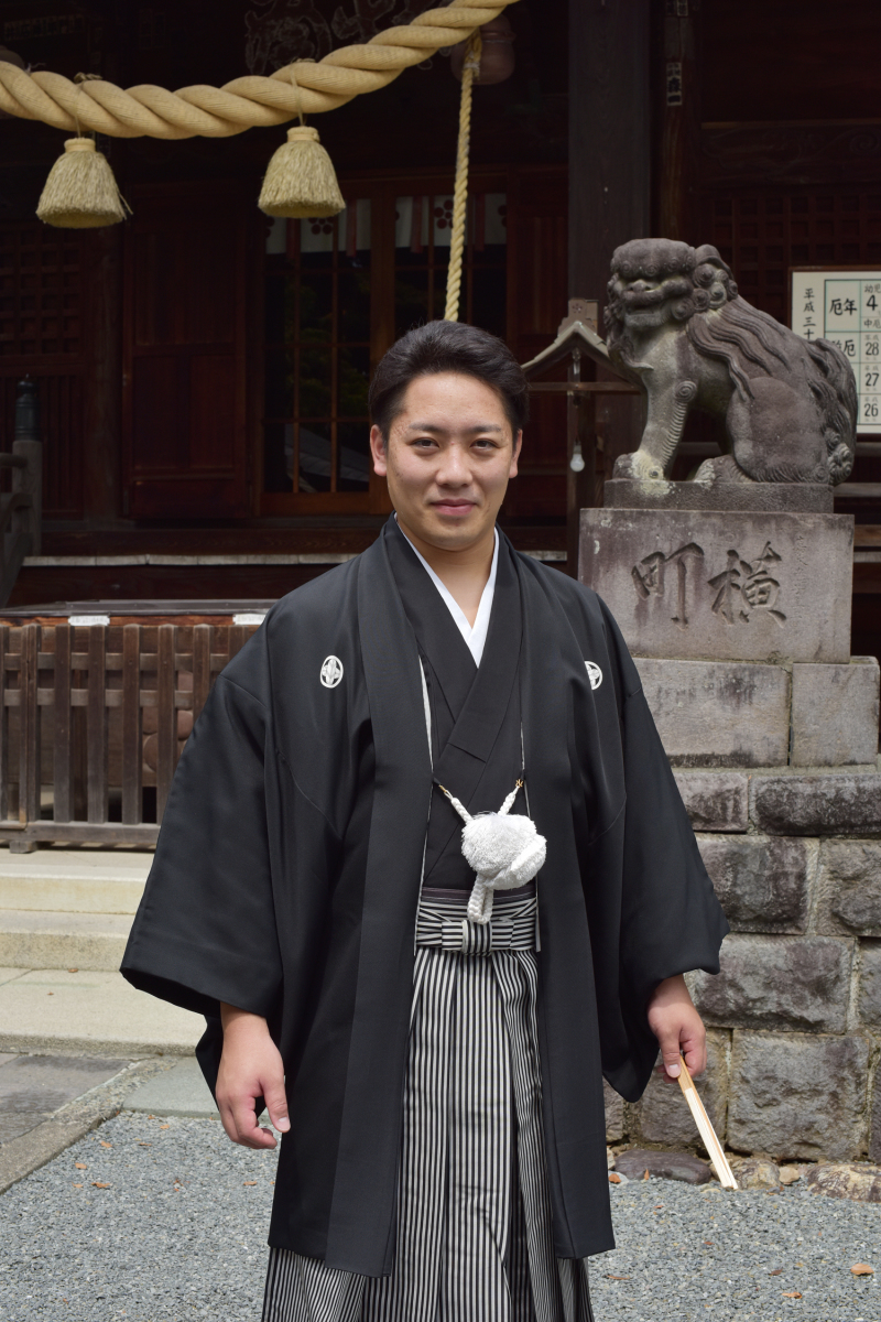 ご新郎さまソロ撮影♪