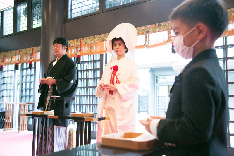 大切なご家族に祝福されて