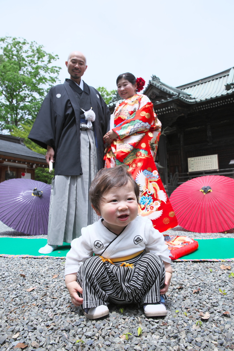 お子様と一緒にファミリーフォト