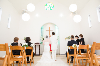 ご家族に見守れてHAPPY WEDDING♡