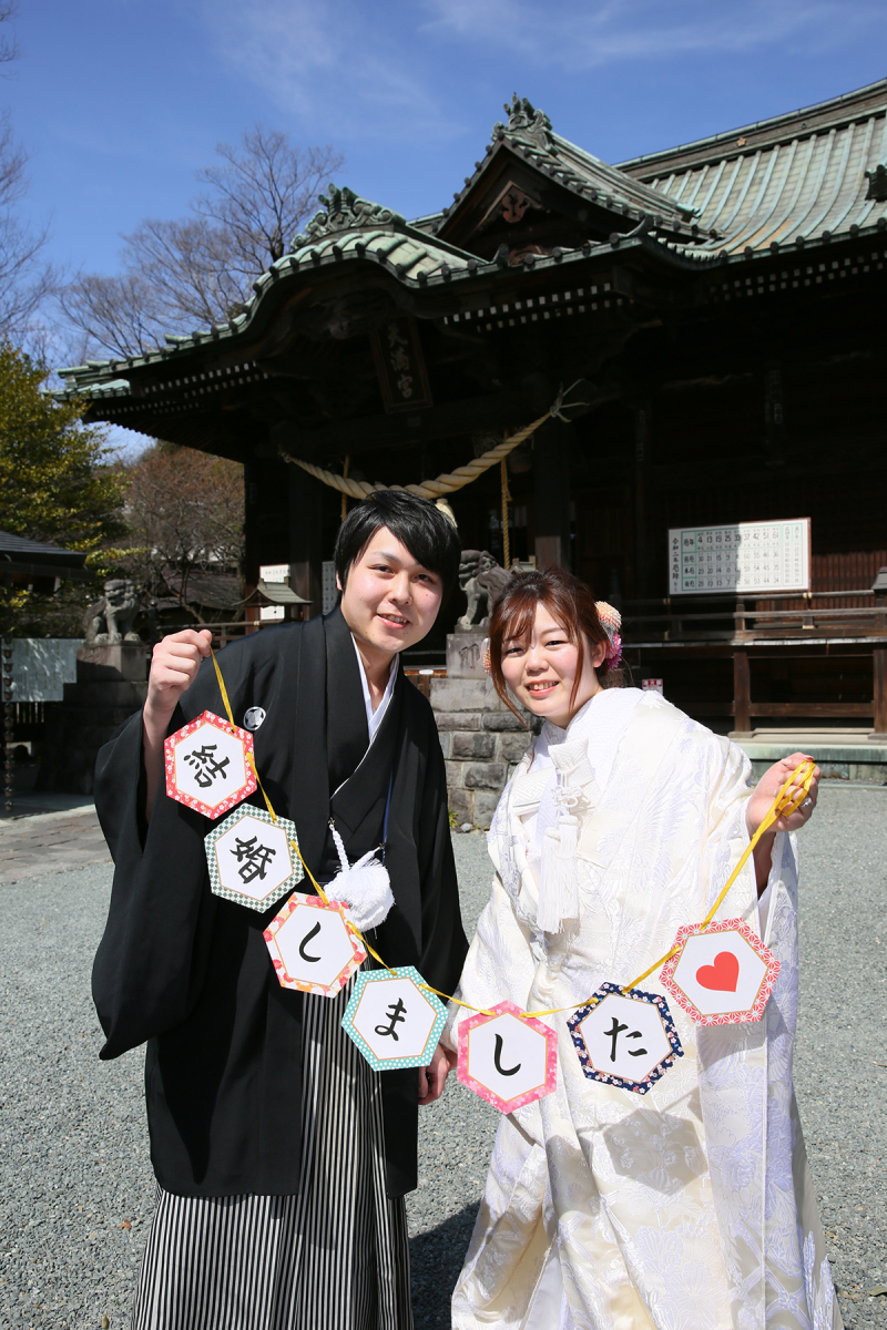 結婚式用のアイテムも必須!