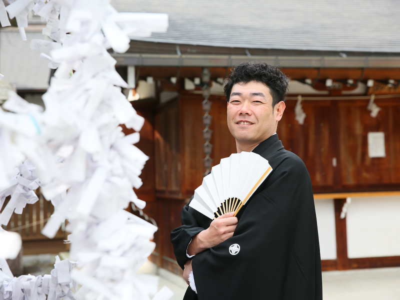 ご新郎さまソロ撮影