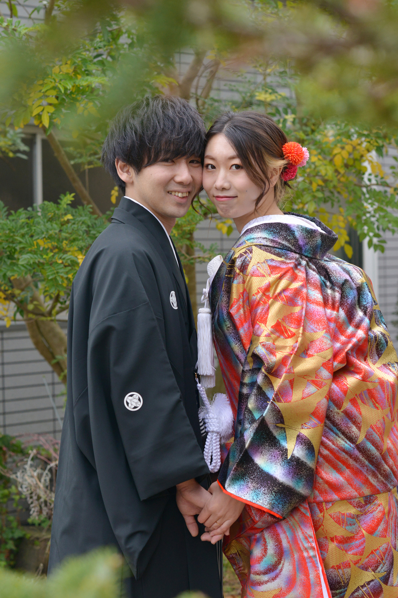 豪華な友禅打掛