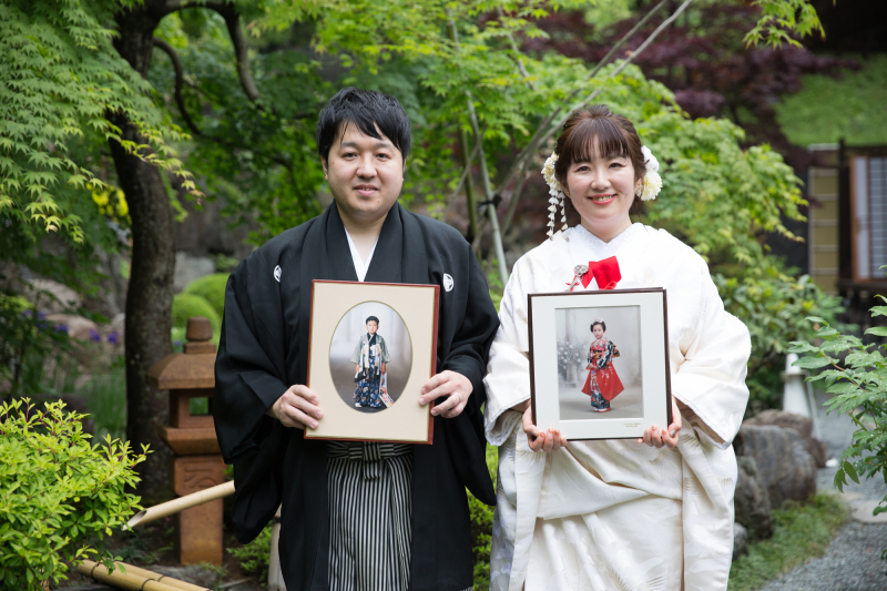 大切な家族と一緒にフォトウエディング♪