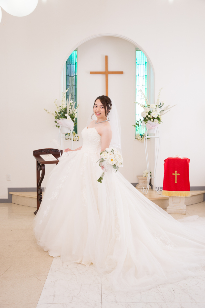 ご新婦様のソロの写真も...♪