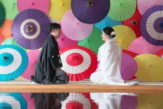 新緑と和の趣が紡ぐ、ふたりの時間