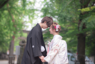 夏の和装ロケーション