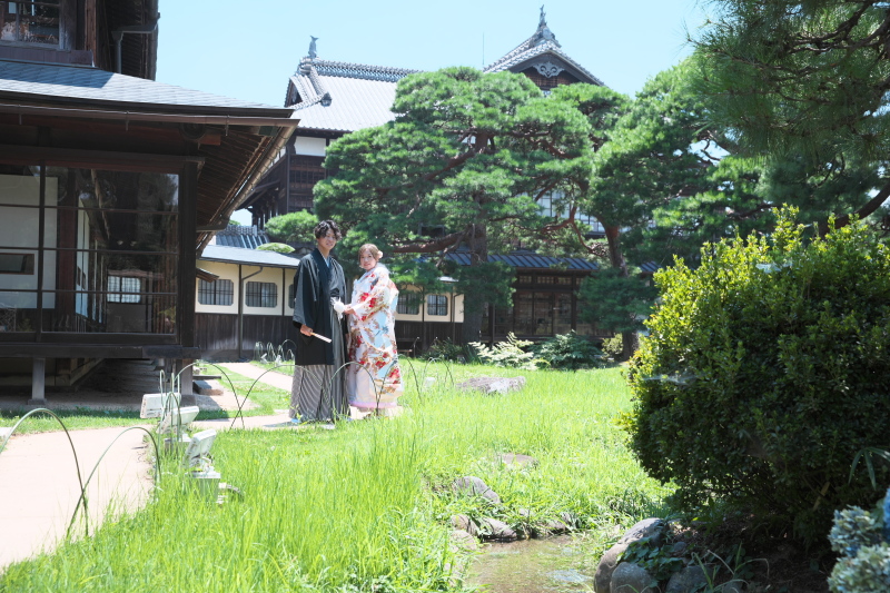 庭園に包まれる穏やかなひととき