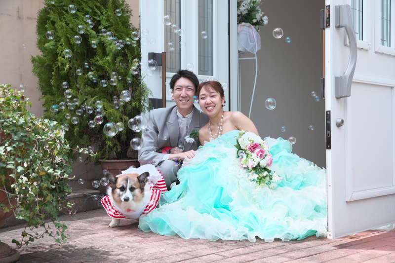 12月は土日料金0円!フリータイム付き!ペットウエディング♪【愛するペットも主役】特別なウエディングフォト
