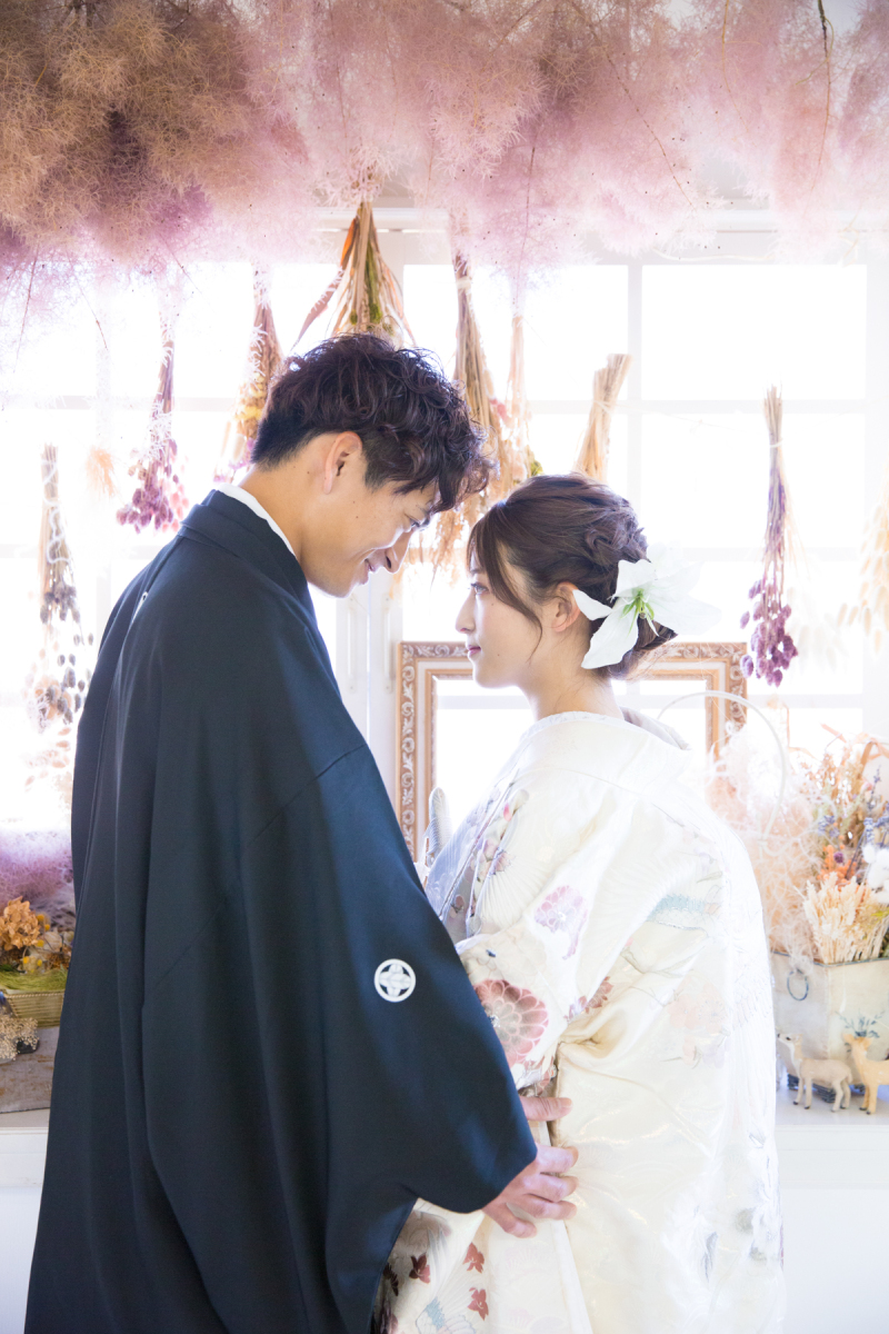 【39800円】和装で気軽に残す特別な一枚 スタジオ和装フォトウエディングプラン
