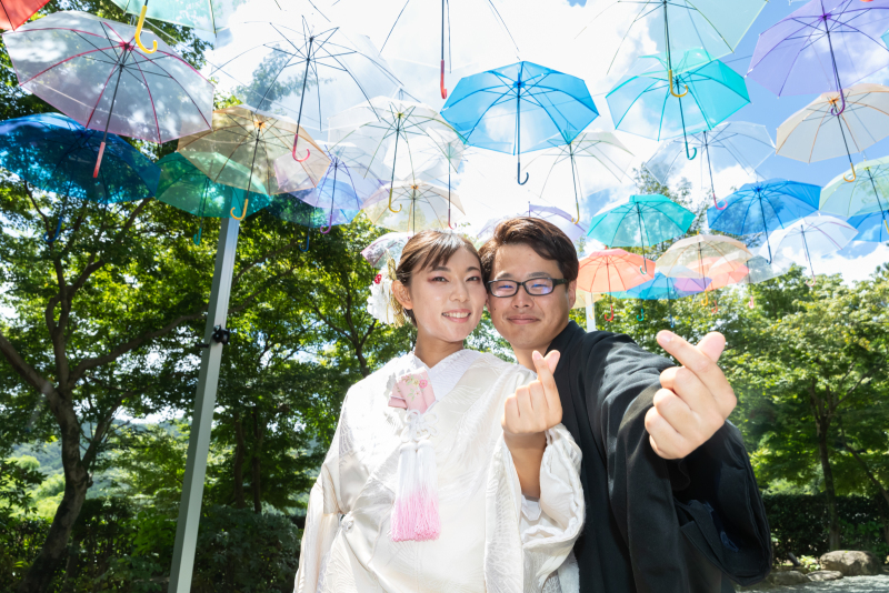 8月限定！土日祝日料0円【夏の床もみじ特別公開】緑の床もみじと3,000の風鈴に包まれる 夏の宝徳寺フォトウエディングプラン