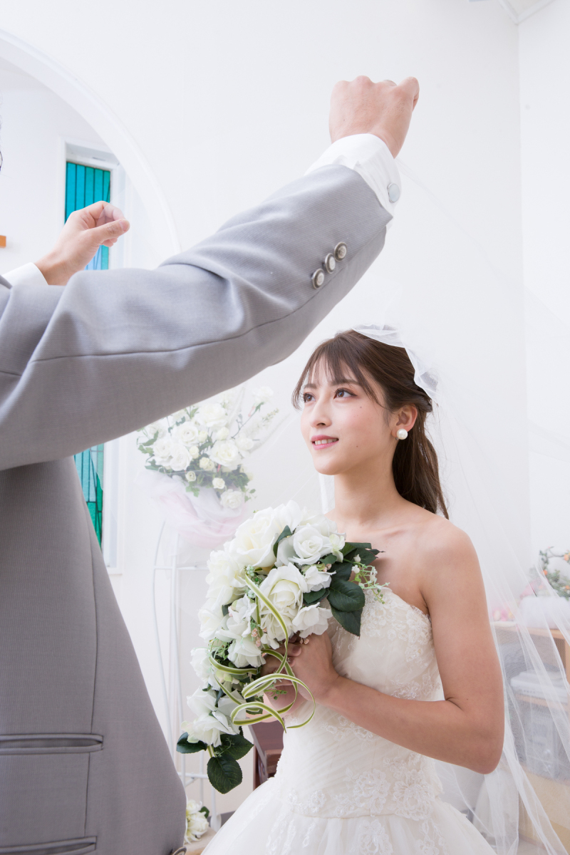 12月は土日料金0円!【10万円以下】【チャペル撮影】挙式シーンプラン♪指輪交換・ベールアップも残す☆