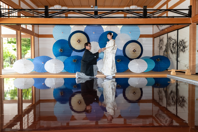 8月限定！土日祝日料0円【夏の床もみじ特別公開】緑の床もみじと3,000の風鈴に包まれる 夏の宝徳寺フォトウエディングプラン