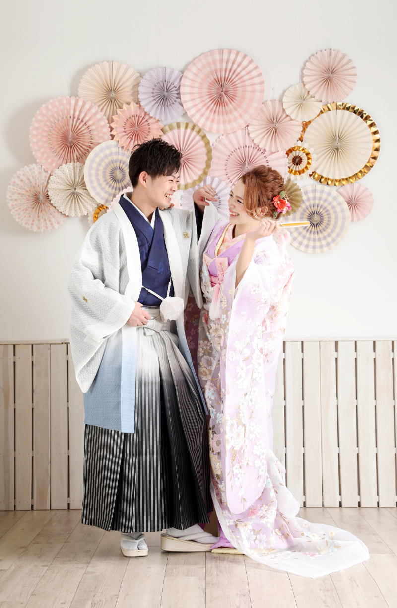 色打掛にチェンジ