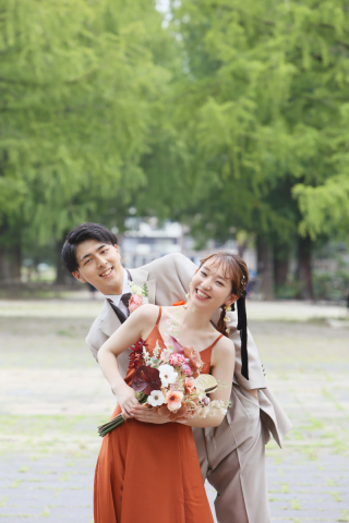 梅雨の晴れ間に前撮り