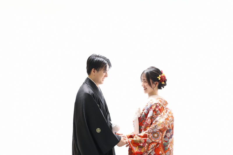 ふたりらしい笑顔にほっこり