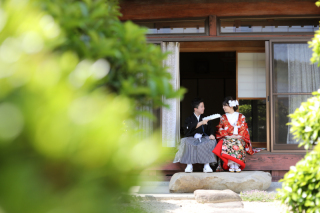 おじいちゃんのおうちでフォトウェディング