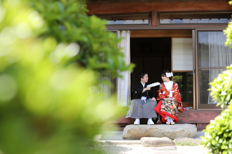 おじいちゃんのおうちでフォトウェディング