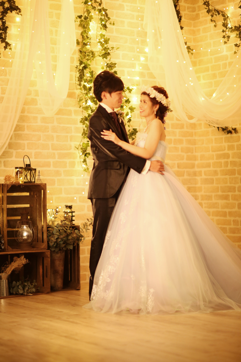 ふわふわチュールなブルーのドレスがお気に入り